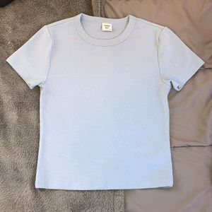 Light Blue Crop Top